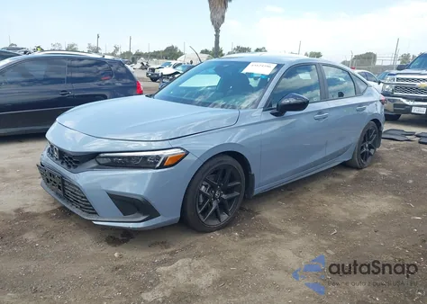 2024 Honda Civic Sport из США, поврежденный, VIN 19XFL2H81RE040468